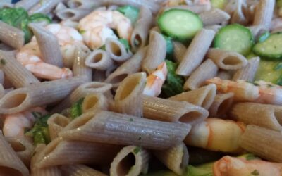 Pasta zucchine e gamberetti