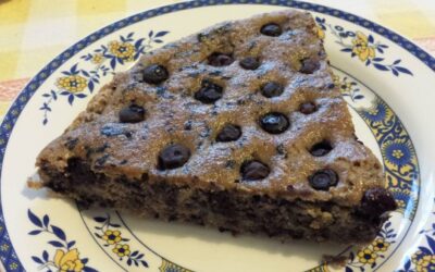 Torta integrale ai mirtilli