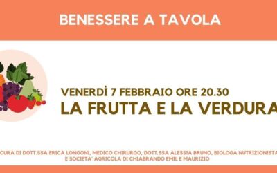 I venerdì di 9 Nuvole: Benessere a tavola FRUTTA E VERDURA