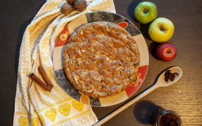Torta integrale di mele